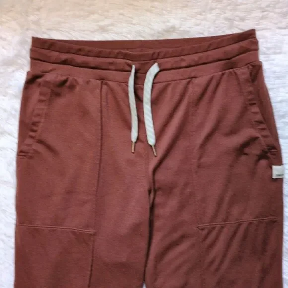 Vuori Halo Slim Flare DreamKnit Pants Women's Size Small Rosewood - Picture 4 of 10